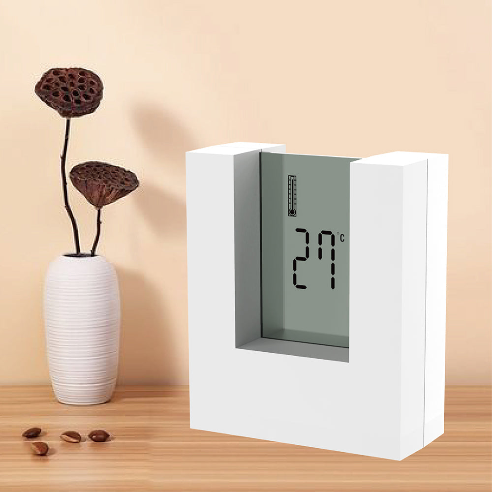 Electronic Square LCD Calendar Alarm Clock Digital