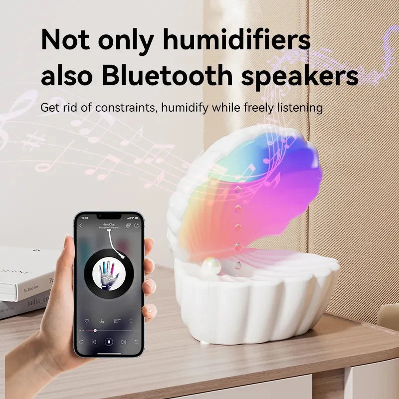 Portable Bluetooth Speaker Shell Design with Colorful Atmosphere Light